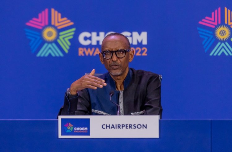 PEREZIDA PAUL KAGAME YATANZE ISHIMWE KU BATEGUYE N'ABITABIRIYE INAMA YA CHOGM 2022.