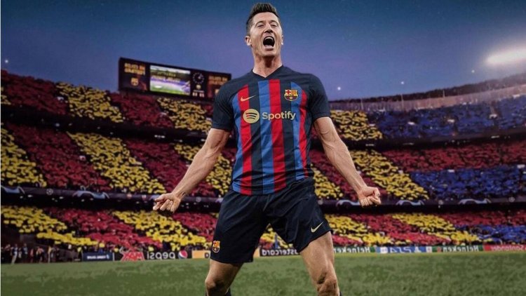 ROBERT LEWANDOWSKI MURI BARCELONA YEREKANWE AHITA ATANGIRA IMYITOZO.