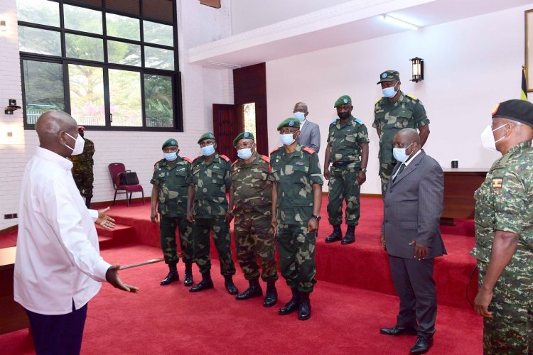 PEREZIDA MUSEVENI N'INGABO ZA FARDC BAGANIRIYE.