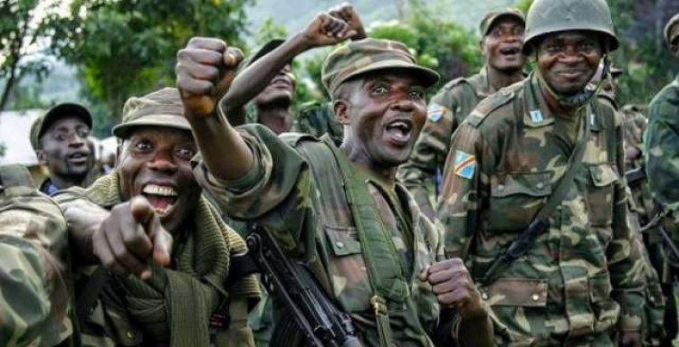 FARDC YIHAGAZEHO IMBERE YA M23.