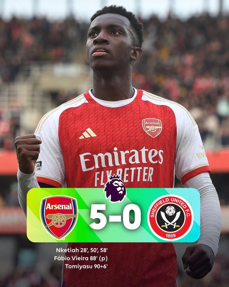 ARSENAL FC YANDAGAJE BIKOMEYE SHEFFIELD UNITED